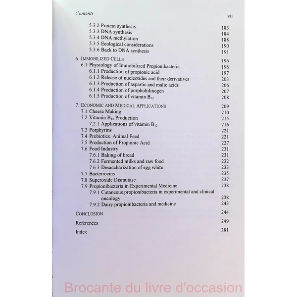 Propionibacteria Livre en Anglais