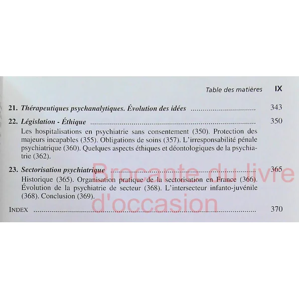 Psychopathologie de l'adulte-