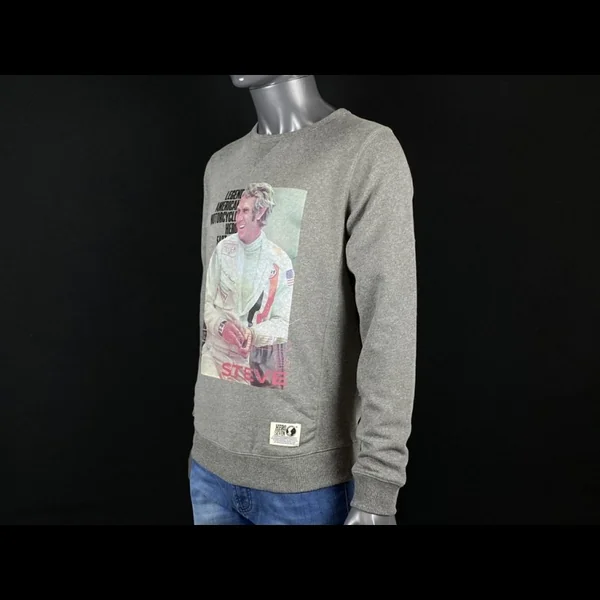 Pull Steve McQueen Snyder Break Le Mans Gris H21403 - homme