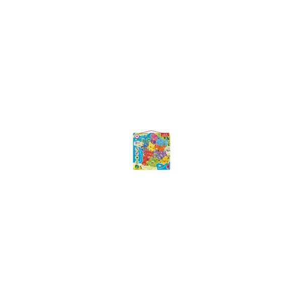 Puzzle carte de France magnétique en bois
