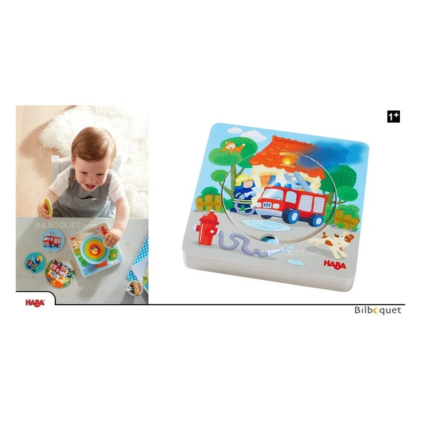Puzzle en bois Pompiers