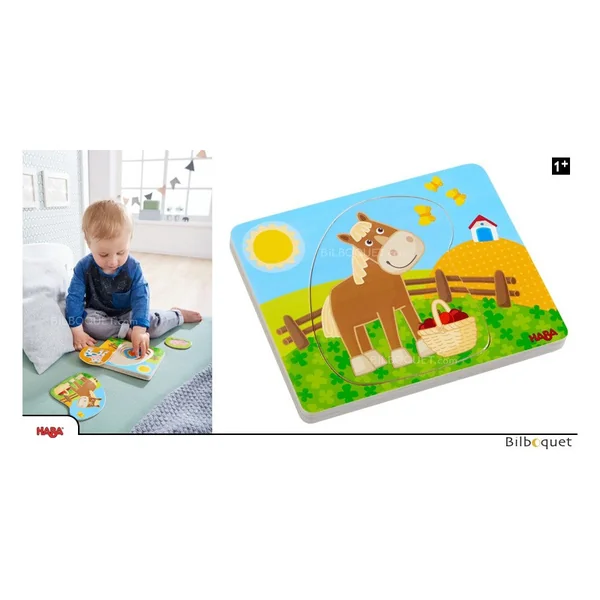 Puzzle en bois À la campagne