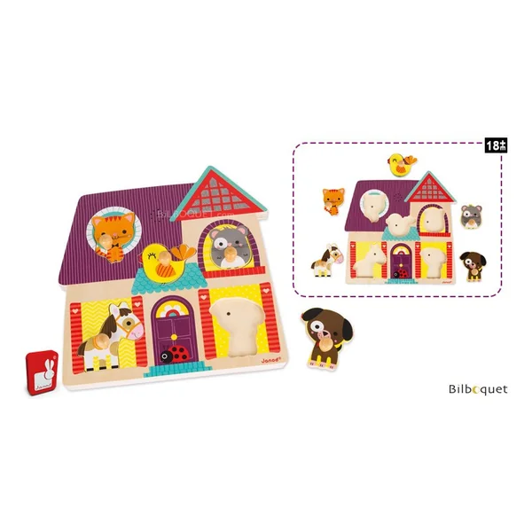 Puzzle musical - Mes petits compagnons