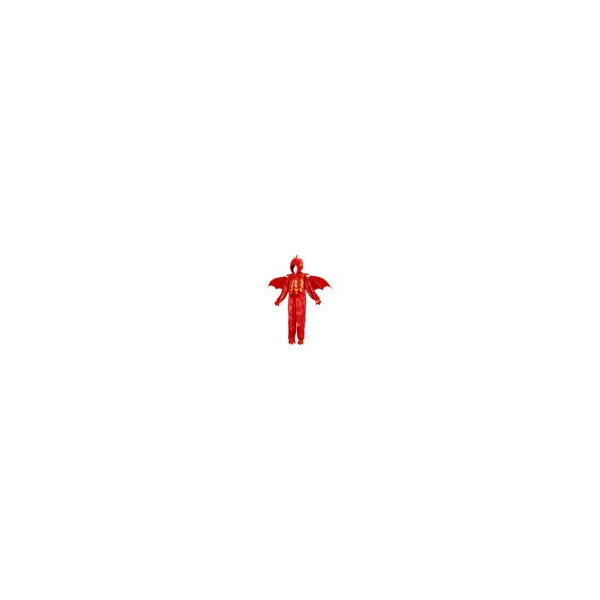 Red dragon jumpsuit - child costume