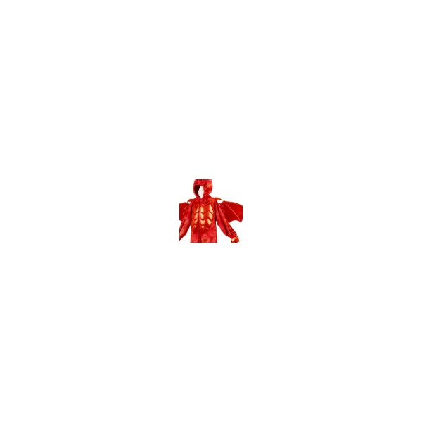 Red dragon jumpsuit - child costume