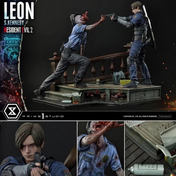 RESIDENT EVIL 2 Statue Leon S. Kennedy Prime 1 Studio