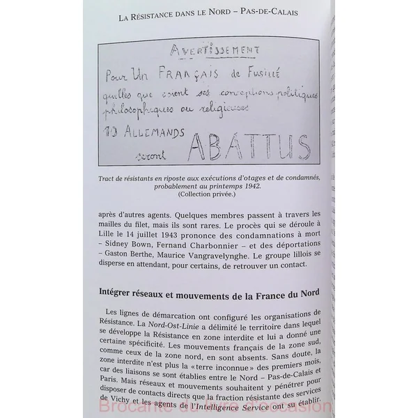 Resistance Dans Le Nord Pas De Calais (La)-