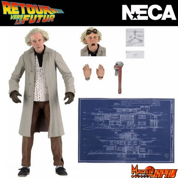 RETOUR VERS LE FUTUR Figurine Doc Brown Ultimate Neca
