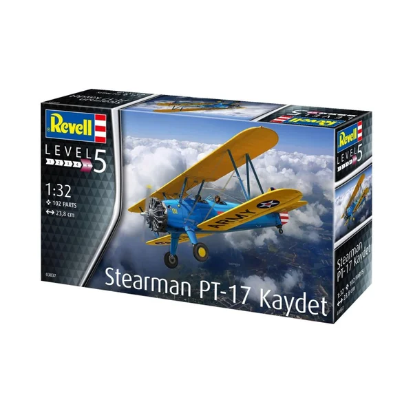 REVELL 03837 MAQUETTE STEARMAN PT-17 KAYDET 1/32