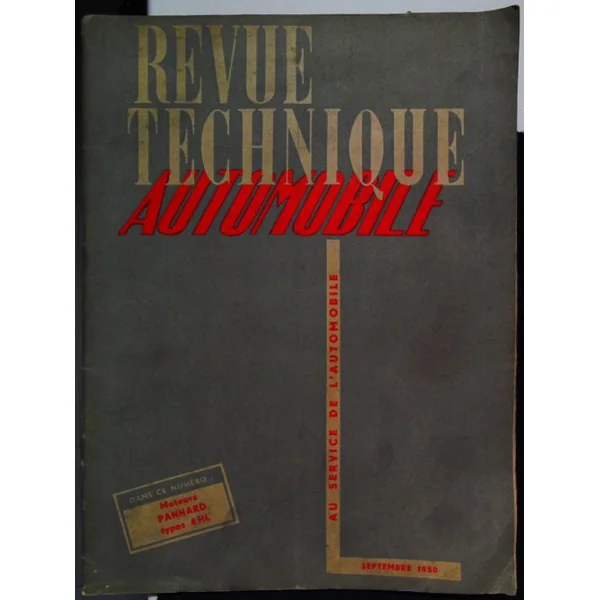 Revue Technique Automobile Panhard Types 4 HL
