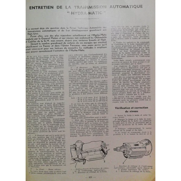 Revue Technique Automobile Panhard Types 4 HL