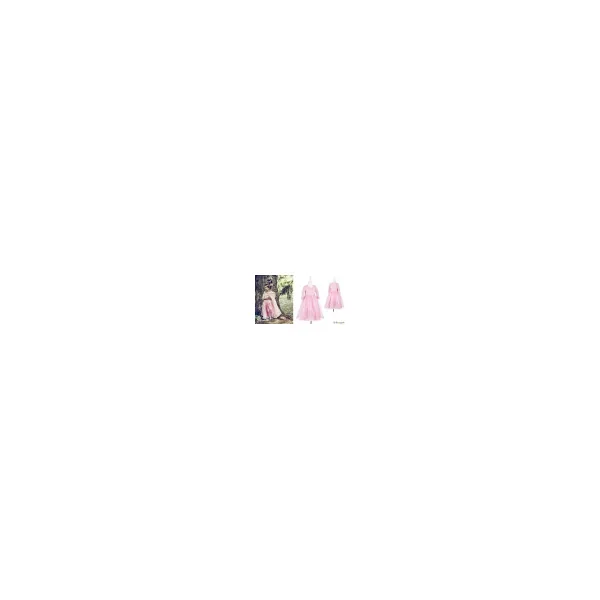 Robe rose Aline - Déguisement fille