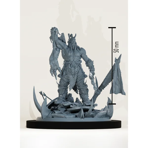 Roi guerrier orc