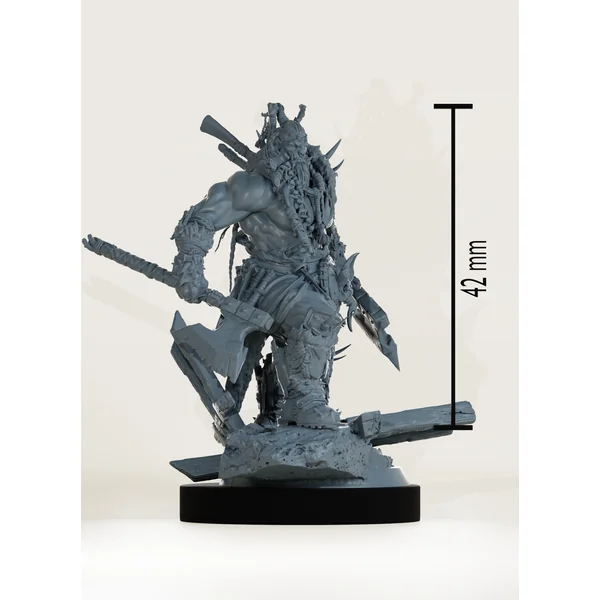 Roi guerrier orc
