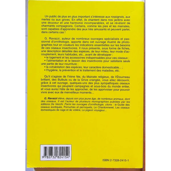 Rossignols, merles, grives et autres insectivores-