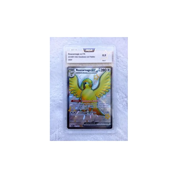 Roucarnage ex shiny PCA 9.5 Destinées de Paldea