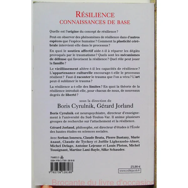 Résilience connaissances de base