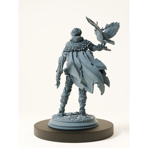 Rôdeuse elfe et hibou magique