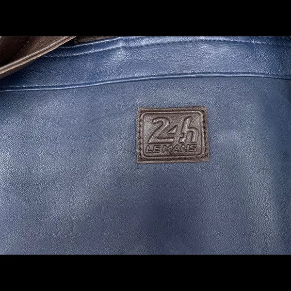 Sac à dos cuir 24h Le Mans - Bleu Royal 26064