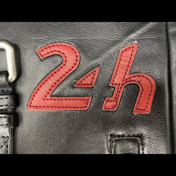 Sac à dos cuir 24h Le Mans - Noir 26064
