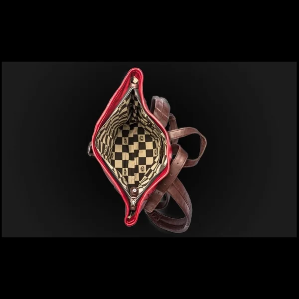 Sac à dos cuir 24h Le Mans - Rouge 26064