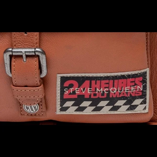 Sac à Dos Cuir Steve McQueen 24H Du Mans Matt Havane