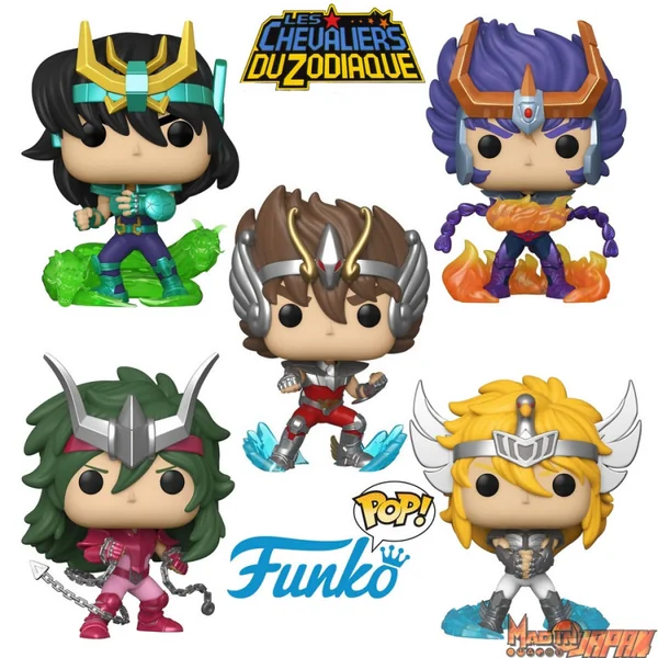 SAINT SEIYA Set Figurines Bronze Saints Funko POP