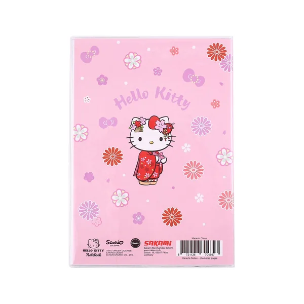 Sanrio carnet Hello Kitty Kimono Holographic Checkered