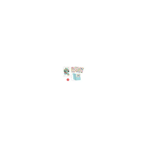 Sarah sticker notebook - Stationery page Djeco