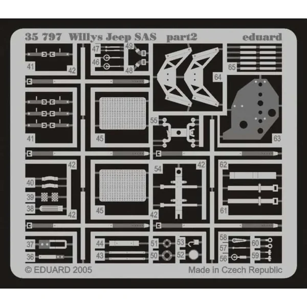 SAS Willys Jeep (pour maquettes Tamiya TA35033)