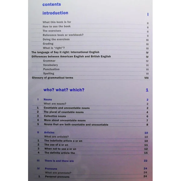 Say it right! - English Grammar and Practice Book