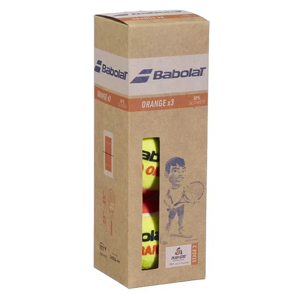 Seau de 36 Balles Babolat Orange