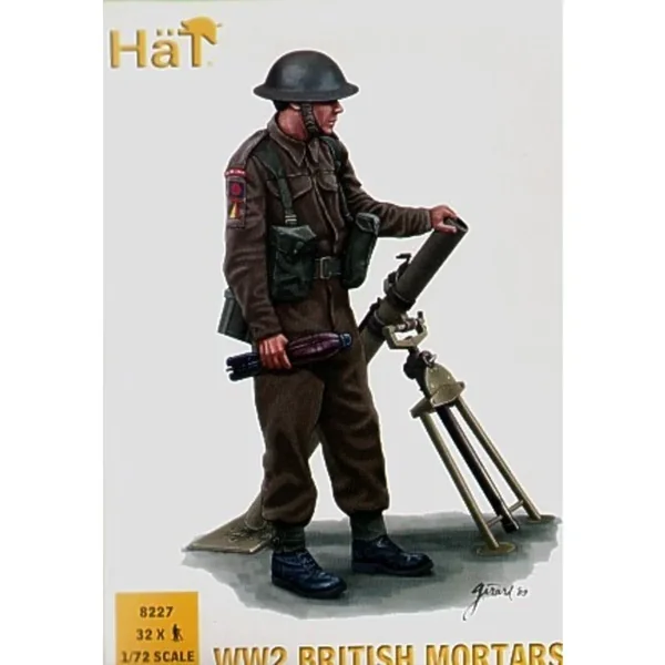 Servants de mortier britannique de la 2ème GM
