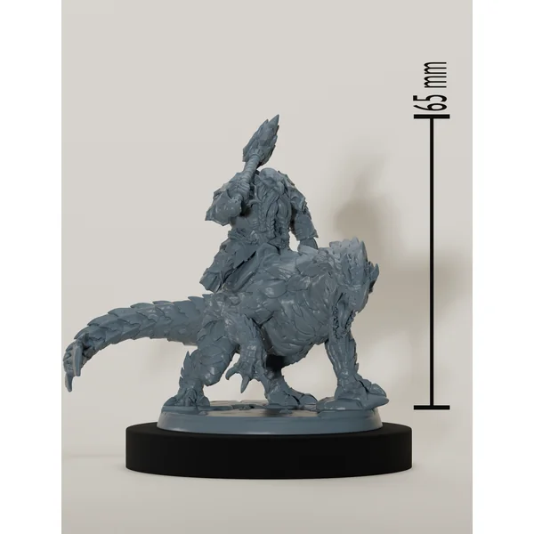 Set cavaliers nains sur dragonneaux de lave