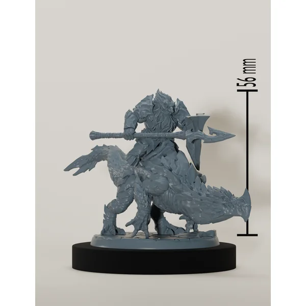 Set cavaliers nains sur dragonneaux de lave