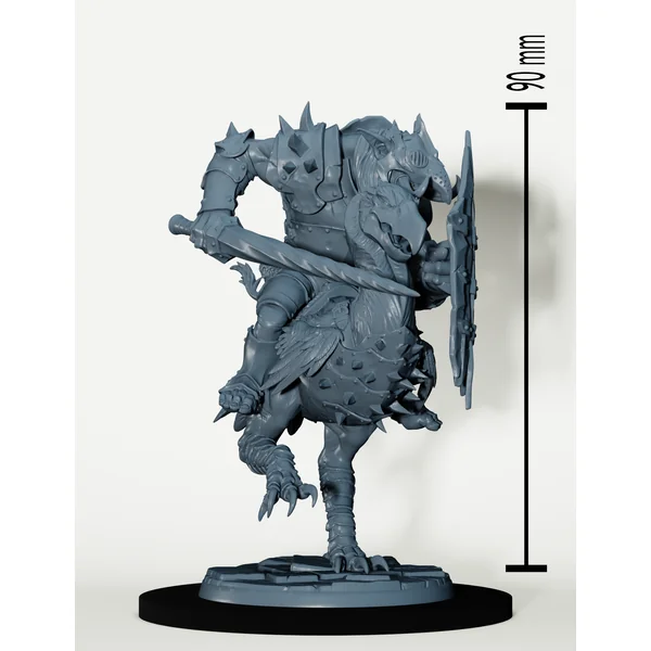 Set cavaliers trolls et oiseaux de terreur