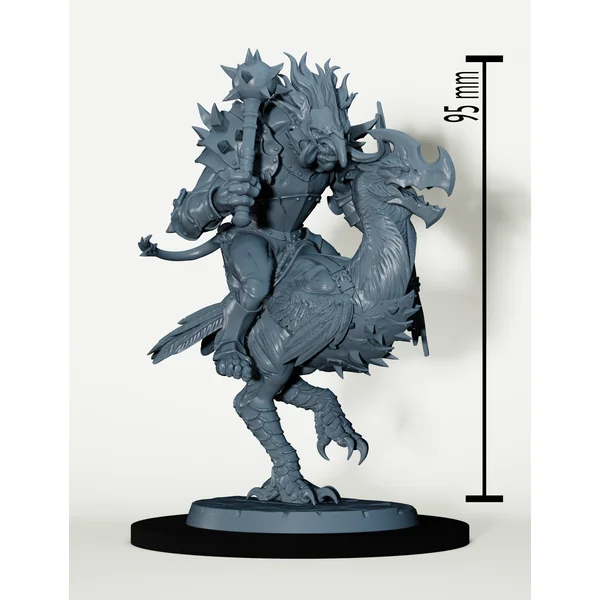 Set cavaliers trolls et oiseaux de terreur