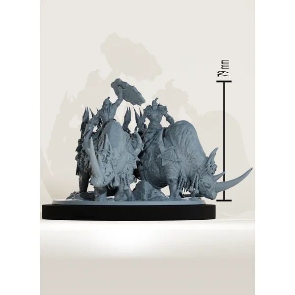 Set Orcs sur rhinocéros