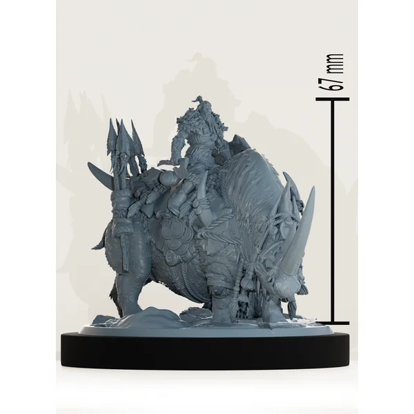 Set Orcs sur rhinocéros