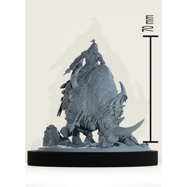Set Orcs sur rhinocéros