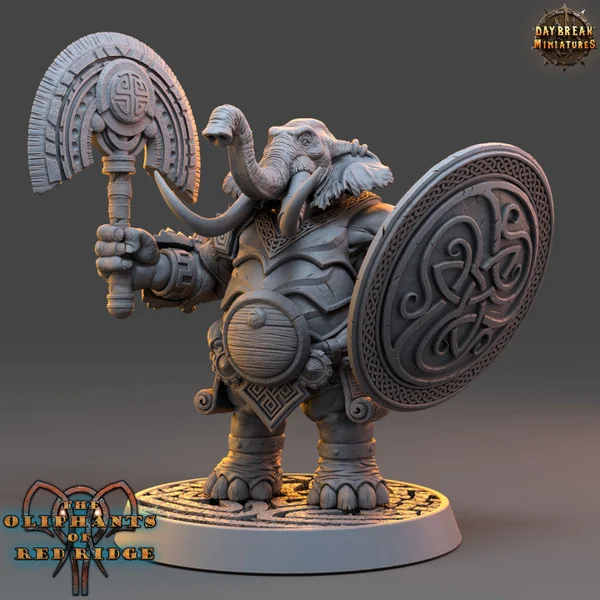 Set éléphant folk