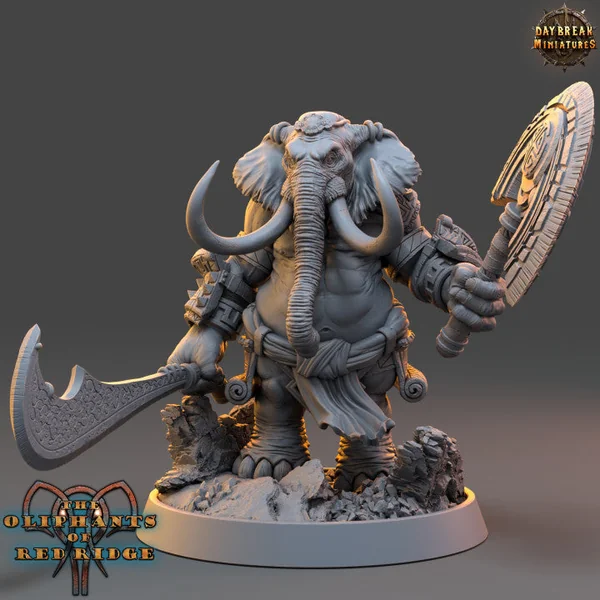 Set éléphant folk