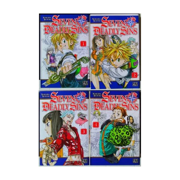 Seven Deadly Sins Tomes 1,2,3 et 4 (titres en description)