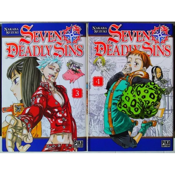 Seven Deadly Sins Tomes 1,2,3 et 4 (titres en description)