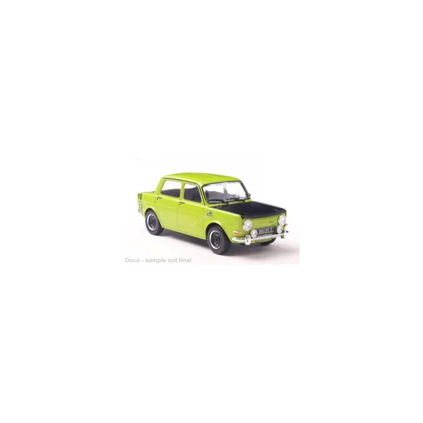 SIMCA 1000 RALLY 2 1970 VERT CLAIR