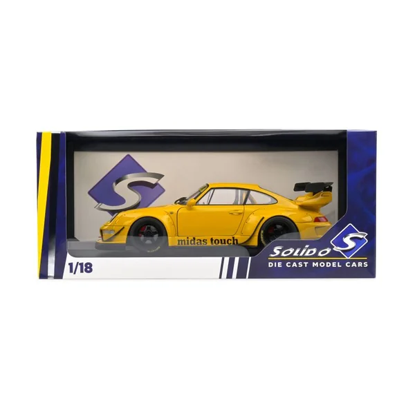 SOLIDO 1808504 RWB BODYKIT MIDAS TOUCH YELLOW 2023 1/18