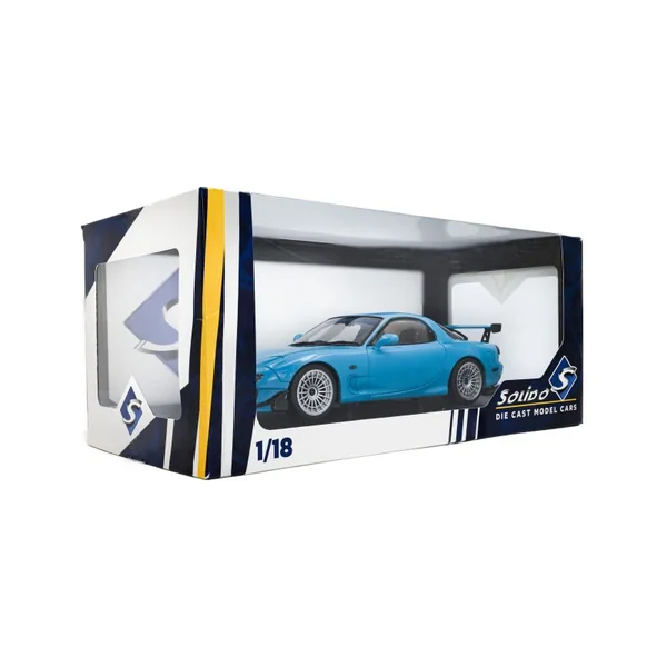 SOLIDO 1810608 MAZDA RX7 FD3RS SOLIDO WORKS BLUE 1999 1/18