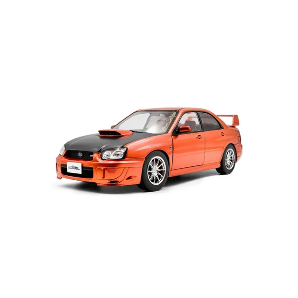 SOLIDO 1812304 SUBARU IMPREZA WRX STI ORANGE METALLIC 2003 1/18