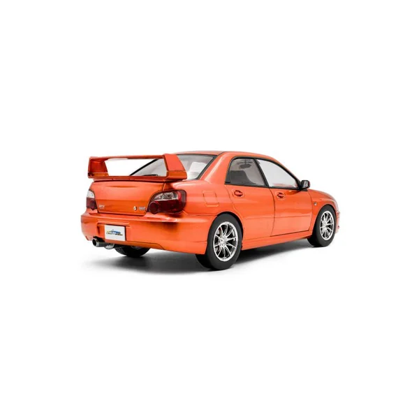 SOLIDO 1812304 SUBARU IMPREZA WRX STI ORANGE METALLIC 2003 1/18