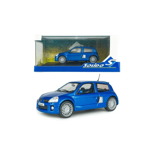 SOLIDO 4318101 RENAULT CLIO V6 PH.2 BLEU ILIADE 2003 1/43
